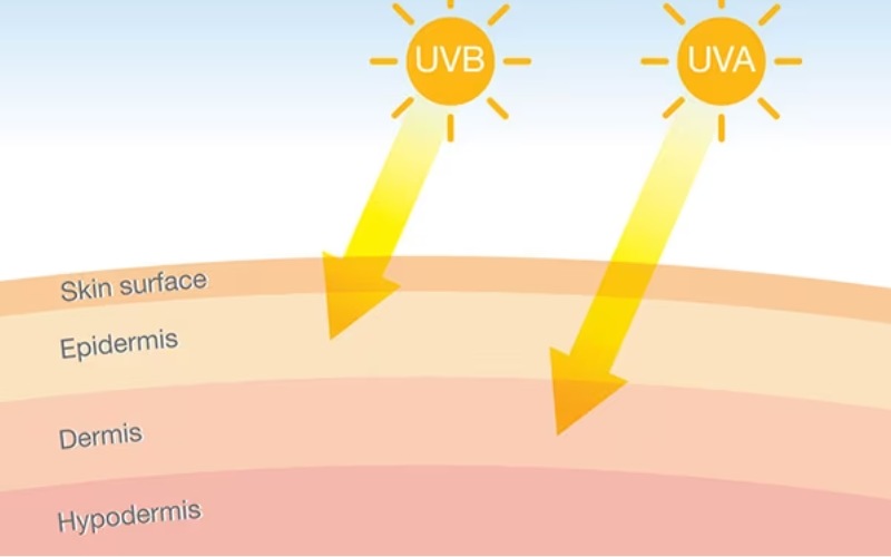 Yếu tố địa lý khác nhau cũng là yếu tố phân biệt tia UVA, UVB