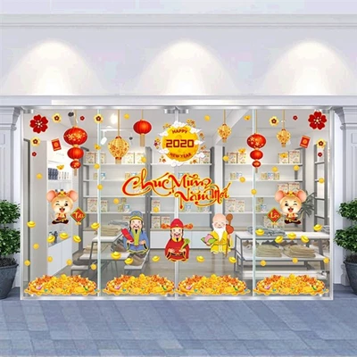 Kinh nghiệm chọn Decal dán kính xuân phù hợp với không giang trang trí 