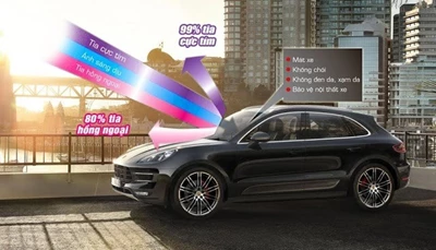 Công dụng tuyệt vời của giấy dán kính chống nắng ôtô