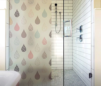 10+ mẫu decal dán kính phòng tắm, phòng vệ sinh đẹp tại Hà Nội