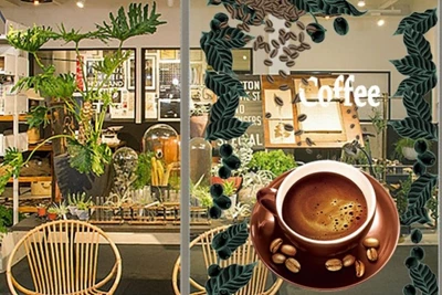 299 Mẫu decal dán kính quán cafe lý tưởng nhất dành cho bạn
