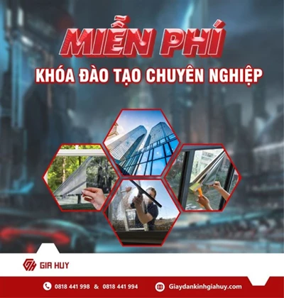 Đào tạo thợ thi công dán decal kính, phim cách nhiệt oto