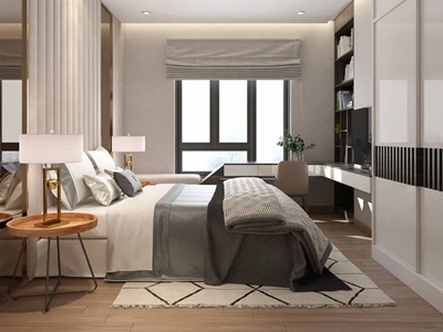 Trang trí cửa sổ phòng ngủ đẹp, đơn giản bằng giấy dán kính