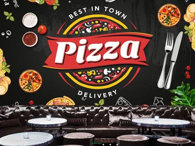Tranh dán tường quán Pizza là gì? Địa chỉ nào uy tín, giá rẻ?