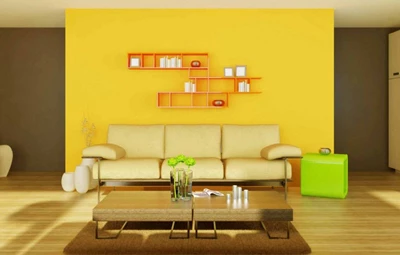 Giấy dán tường màu vàng loại nào đẹp? Hợp với gia chủ mệnh gì?