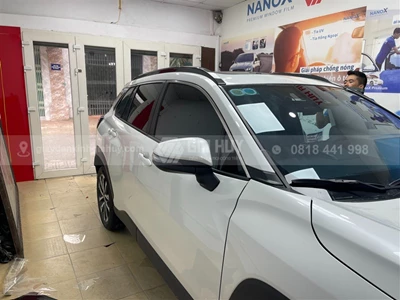 Dán phim cách nhiệt ô tô gói PREMIUM - khách hàng: chị Giang Bống (Hoà Bình)