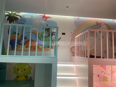 Dán tranh 3D phòng ngủ cho bé tại HDMon Lê Đức Thọ