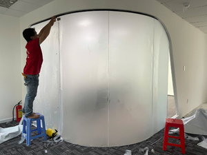 Dự án thi công decal trắng mờ cho văn phòng tại quận 7 thành phố Hồ Chí Minh