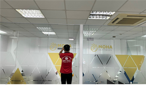 Decal Dán Kính Mờ Cho Văn Phòng Tạo Không Gian Riêng Tư Mà Vẫn Hiện Đại
