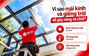 Dán Phim Cách Nhiệt Gì Cho Mái Kính, Giếng Trời?