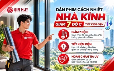Dán Phim Cách Nhiệt Nhà Kính - Báo Giá Mới Nhất, Giảm 7°C, Tiết Kiệm 30% Tiền Điện