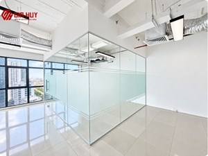 Công Trình Thi Công Decal Dán Kính Mờ VTC Mobile Building