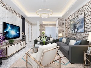 Giấy dán tường 3D giả gạch hiện đại - GDTGG-02