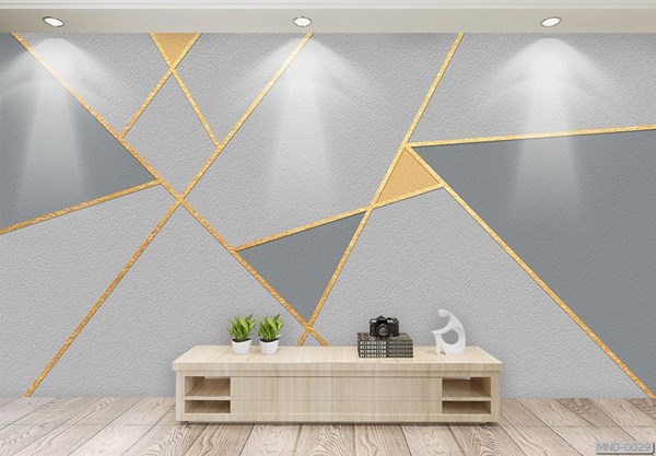 Tranh dán tường hoạ tiết hình học MND-0029