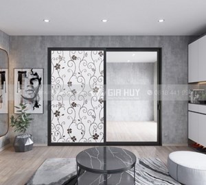  Giấy dán kính trang trí dây leo đen - Mã A10 2