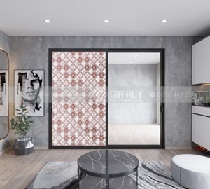 Giấy dán kính trang trí thọ nâu - Mã A5 2