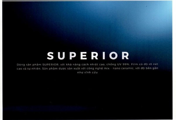 Phim cách nhiệt ô tô SUPERIOR