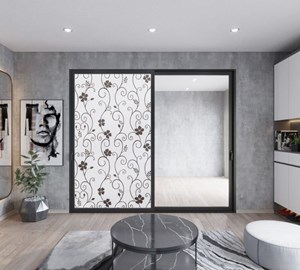  Giấy dán kính trang trí dây leo đen - Mã A10