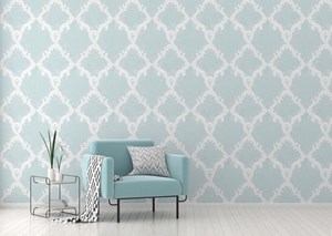 Giấy dán tường Hàn Quốc hoạ tiết hoa văn cổ điển 6808