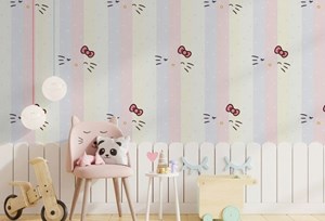 Giấy  dán tường Hello Kitty - Mã 6828