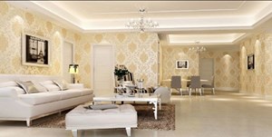 Giấy dán tường 3D hoa văn nổi, loại dày đẹp cao cấp 2