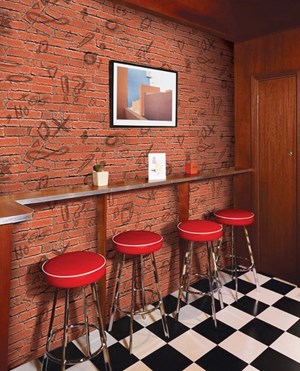 Mẫu giấy dán tường 3D giả gạch - GDTGG-03