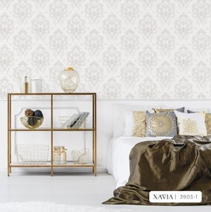 Giấy dán tường Hàn Quốc hoạ tiết hoa văn cổ điển 2