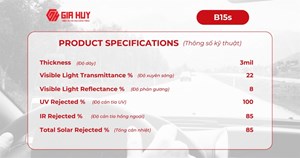 Phim cách nhiệt Hàn Quốc B15s 2