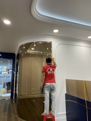 Phim dán kính màu trà đổi màu kính 2