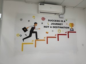Tranh slogan, tranh động lực dán tường cho văn phòng