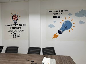 Tranh slogan, tranh động lực dán tường cho văn phòng 2