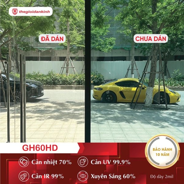 Phim cách nhiệt Nanox GH60HD