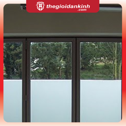 Giấy dán kính mờ trơn cao cấp