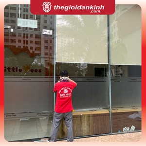 Decal mờ in hoạ tiết tổ ong theo yêu cầu