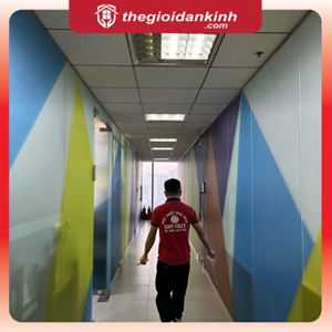 Decal mờ in hoạ tiết kích thích thị giác