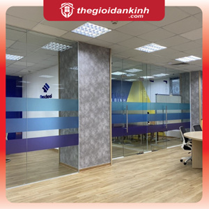 Giấy dán kính mờ kẻ line in màu 2