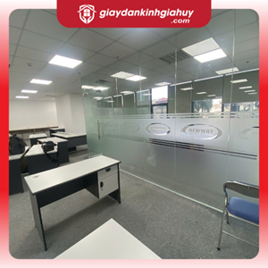 Decal mờ in theo logo 1 2