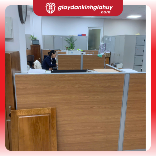 Decal in hoạ tiết giả vân gỗ 