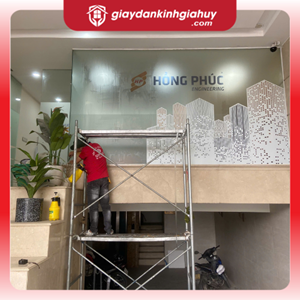 Decal mờ in logo hoạ tiết theo yêu cầu(mẫu_01) 2