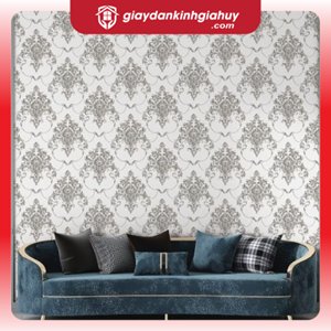 Giấy dán tường Hàn Quốc hoạ tiết hoa văn cổ điển