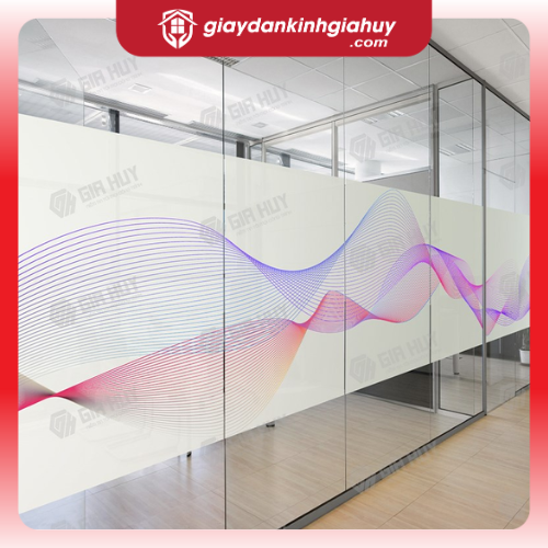 Decal dán kính 3D in UV trên nền decal mờ