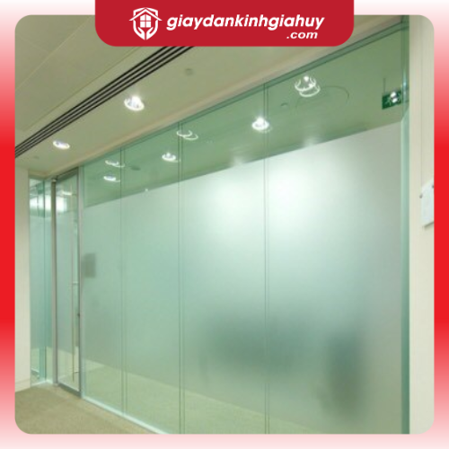 Giấy dán kính mờ trơn cao cấp
