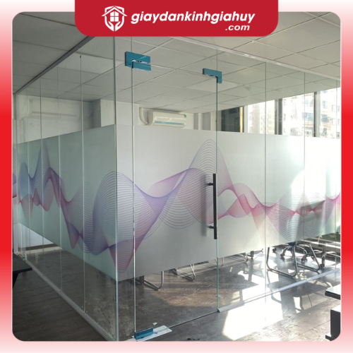 Decal dán kính 3D in UV trên nền decal mờ