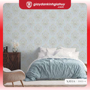 Giấy dán tường Hàn Quốc hoạ tiết hoa văn cổ điển 2