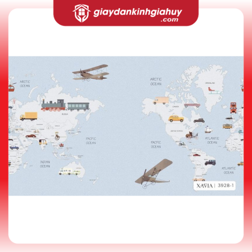 Giấy dán tường trẻ em Xavia - 3929