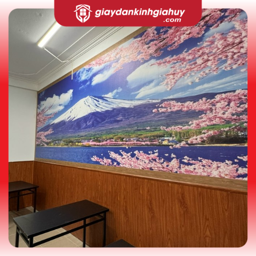 Tranh dán tường 3D phong cảnh thiên nhiên