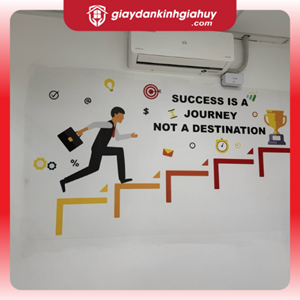 Tranh slogan, tranh động lực dán tường cho văn phòng