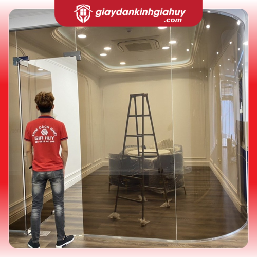 Phim dán kính màu trà đổi màu kính