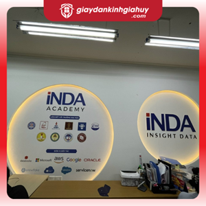 Tranh dán tường in hoạ tiết theo yêu cầu cho văn phòng