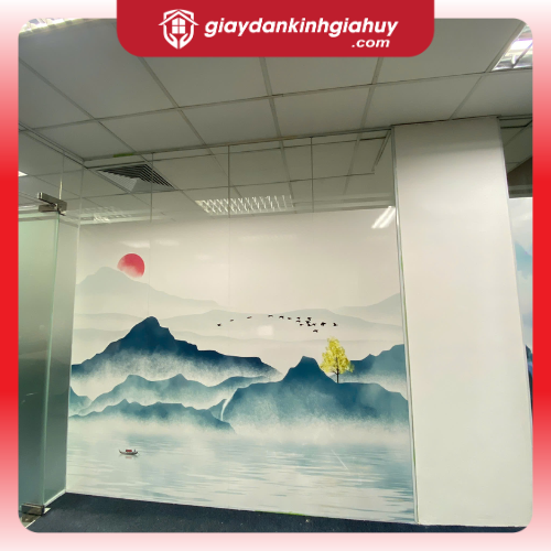 Decal mờ kẻ line in hoạ tiết